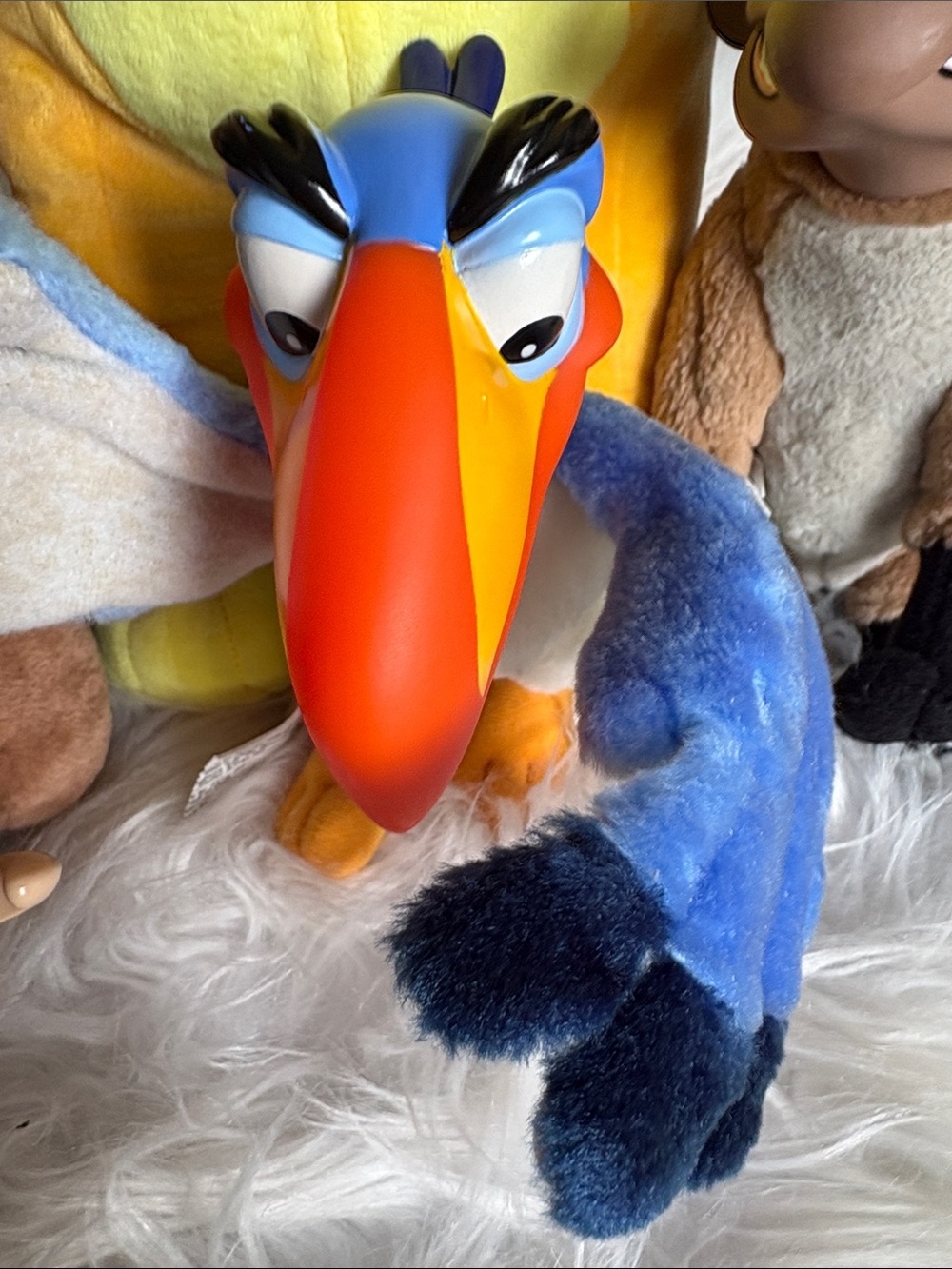Disney Lion King Plush Set- Yellow Simba with Blue, Orange & Brown Friends - Picture 4 of 8